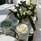 Rose candle wedding favors - Style 1