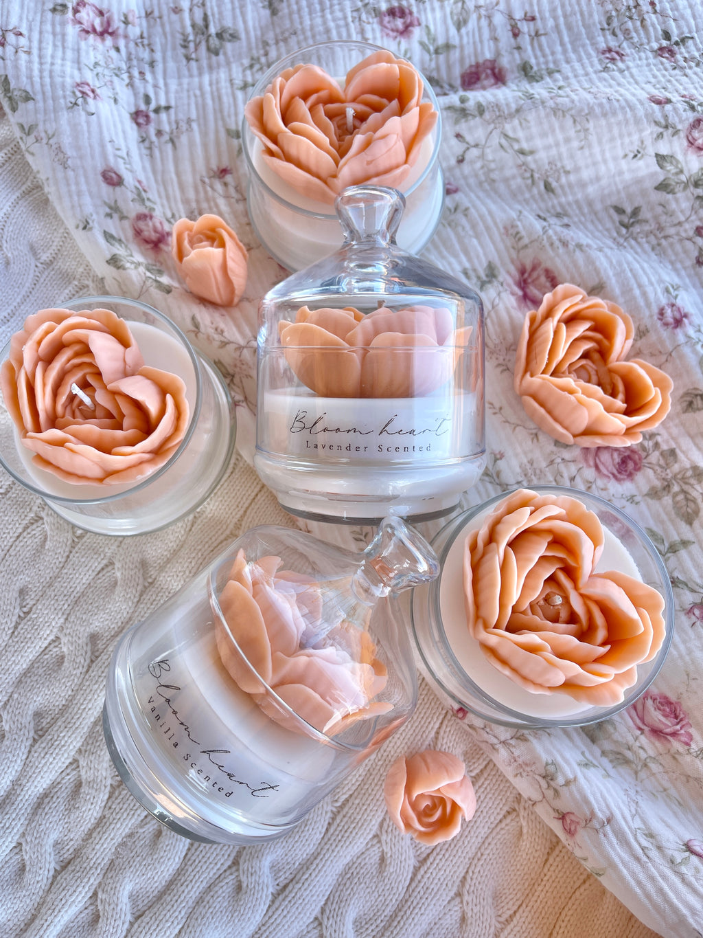 Orange Bloom Heart