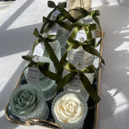 Rose candle wedding favors - Style 1